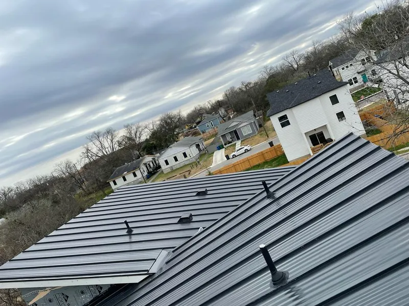 Standing seam metal roof panels with vents for Skylight Repair in Elkton